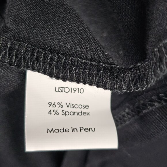 Universal Standard Women's Black Flowy Cap Sleeve Split Back Top Size XS NWT - Picture 9 of 12